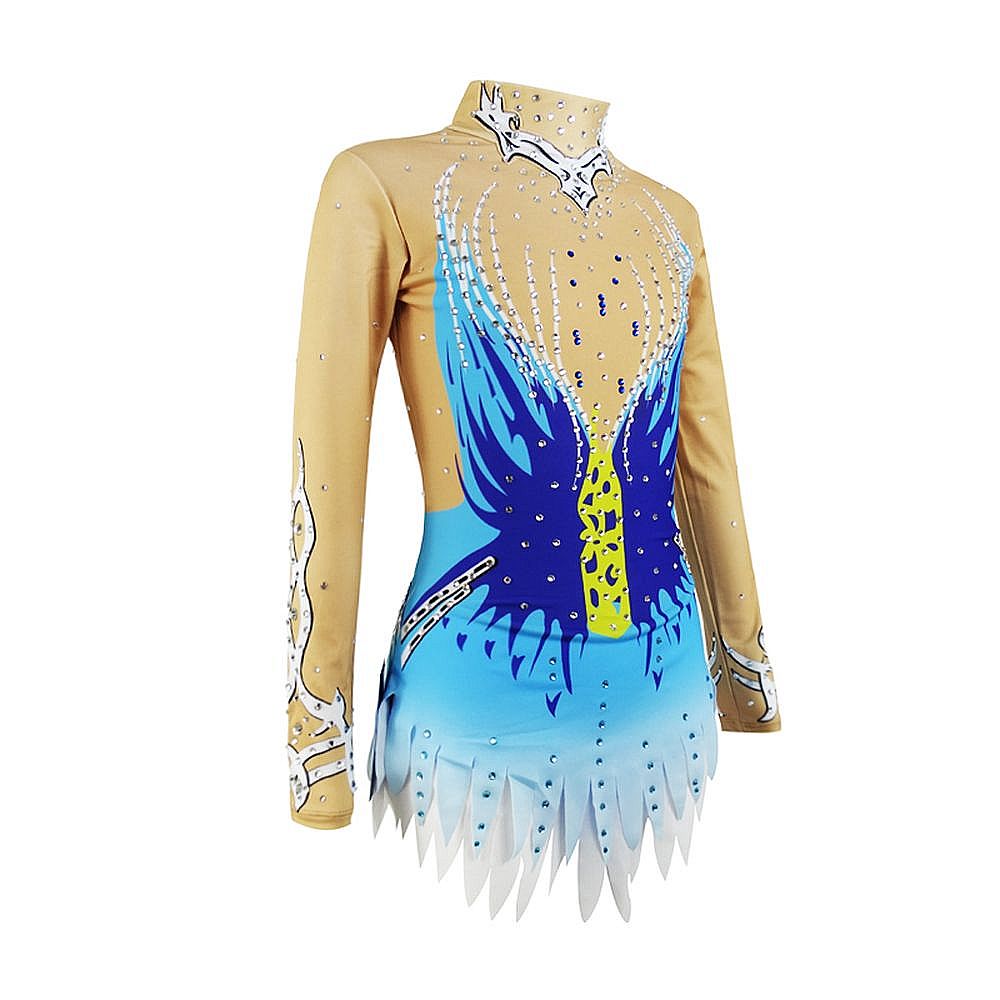 Rhythmic Gymnastics Leotards Women Girls Competition Dance Skirt Figure Skating Dress Training Gymnastics Artistic Leotard