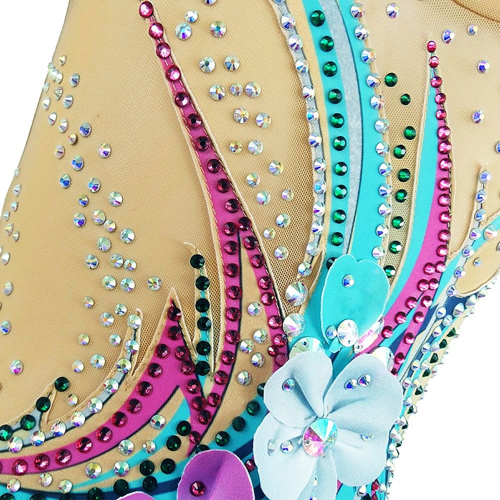 Rhythmic Gymnastics Leotards Women Girls Competition Dance  Figure Skating Dress Training Gymnastics Artistic Leotard