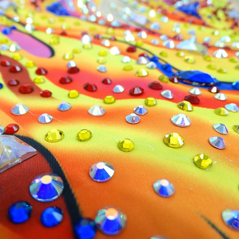 Women's Girls' Rhythmic Gymnastics Leotards Artistic Gymnastics Leotards Jeweled Red Spandex Dance Rhythmic Gymnastics Artistic Gymnastics Leotard Sleeveless Sport Activewear Handmade