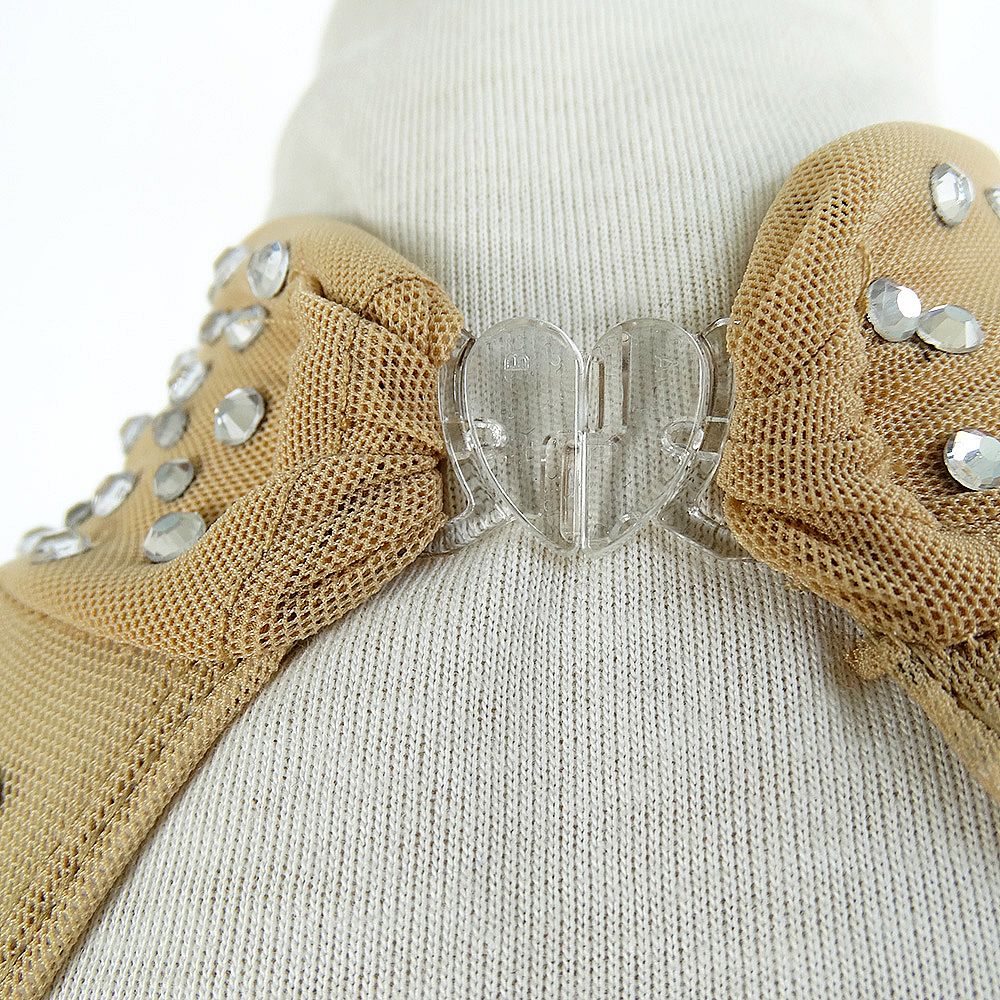 Ice Figure Skating Dress Children's Ice Skating Dress Blue Gradient Competition Skating Wear Breathable Solid Colored Long Sleeve Skating