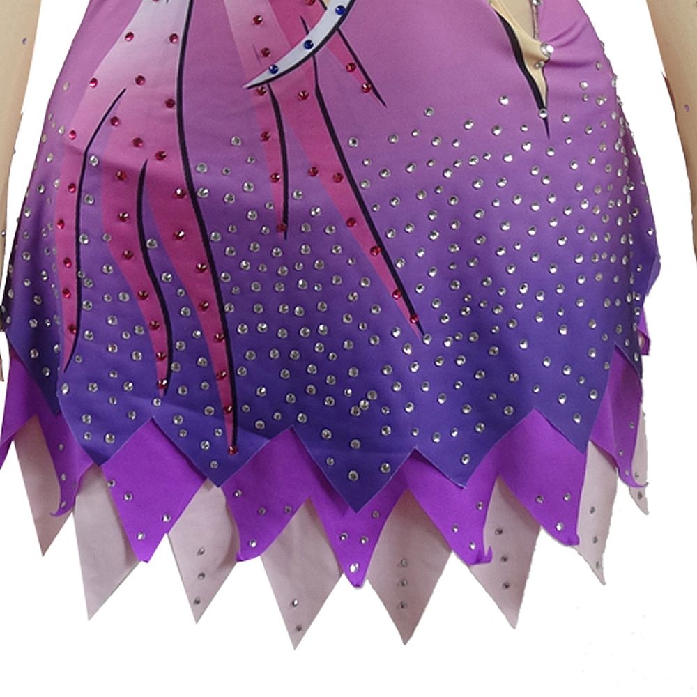 [Copy]Kid's Girls' Rhythmic Gymnastics Leotards Artistic Gymnastics Leotards Jeweled Spandex Dance Rhythmic Gymnastics Artistic Gymnastics Leotard Sleeveless Sport Activewear Handmade