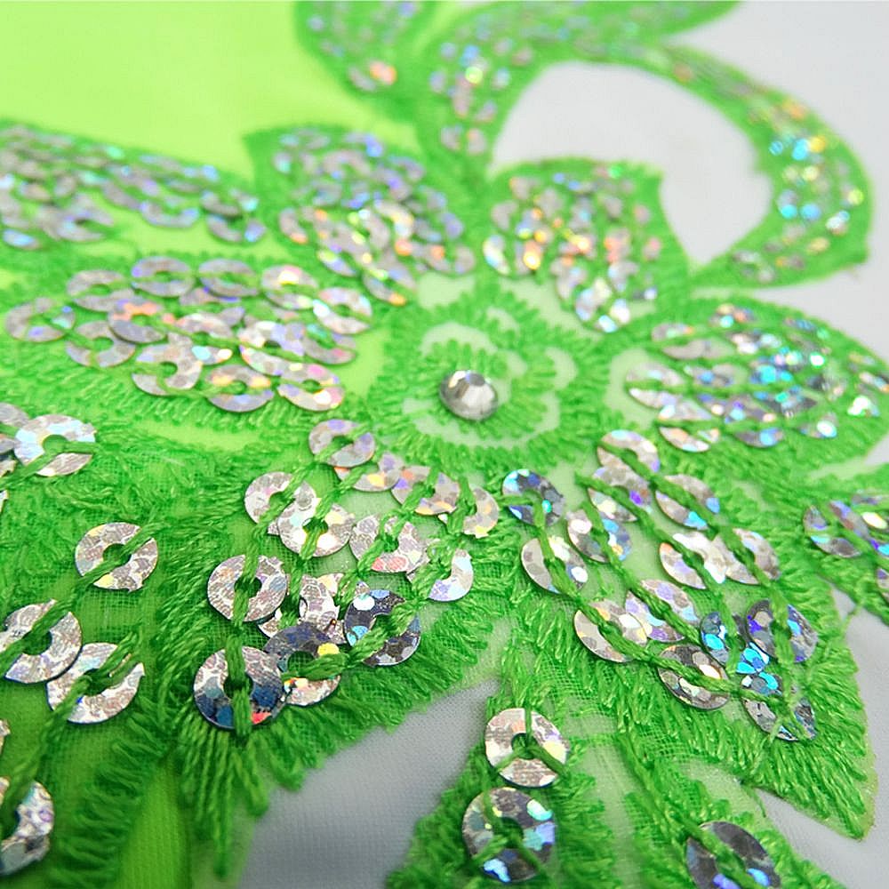 Ice Figure Skating Dress Women's Ice Skating Dress Appliques Competition Skating Wear Breathable Solid Colored Long Sleeve Skating