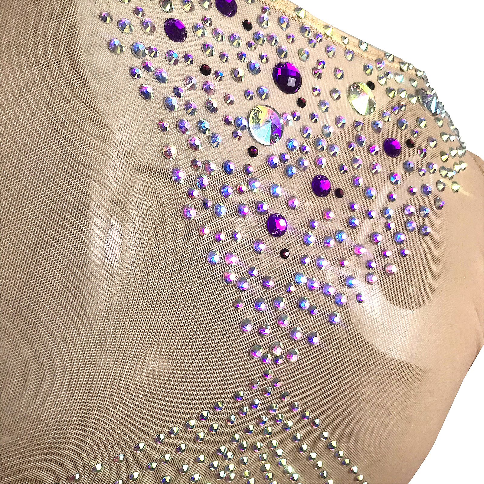 Handmade Figure Skating Dress Women's Girls' Ice Skating Dress Black Red Spandex High Elasticity Practice Competition Skating Wear Crystal / Rhinestone Long Sleeve Ice Skating Winter