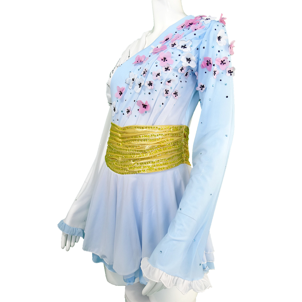 LIUHUO Ice Skating Dress Women's Girls' Japan Style High Elasticity Training Competition Skating Dance Wear Rhythmic Gymnastics Dress Kids Performance Wear Youth