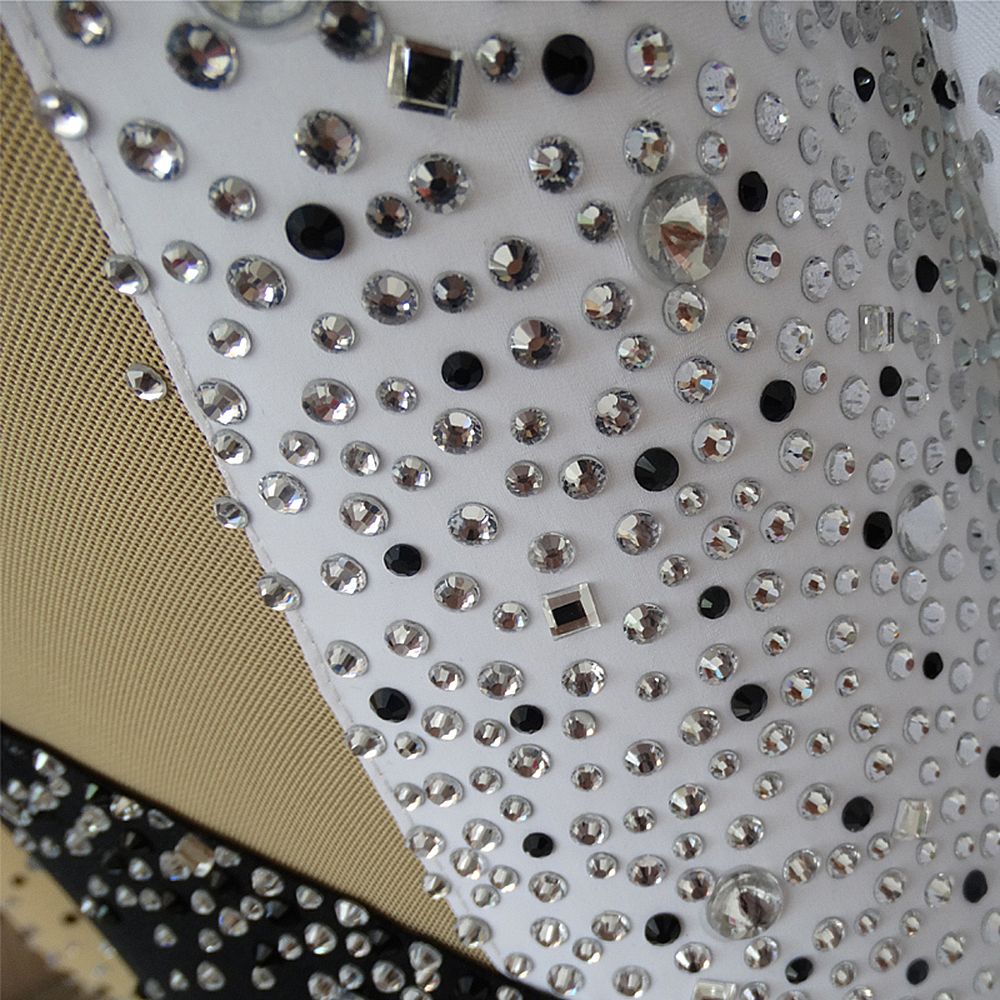 LIUHUO Ice Figure Skating Dress Girls' Black Women Spandex High Elasticity MeshTraining Competition Skating Wear Solid Colored Classic Crystal / Rhinestone / Kids Women