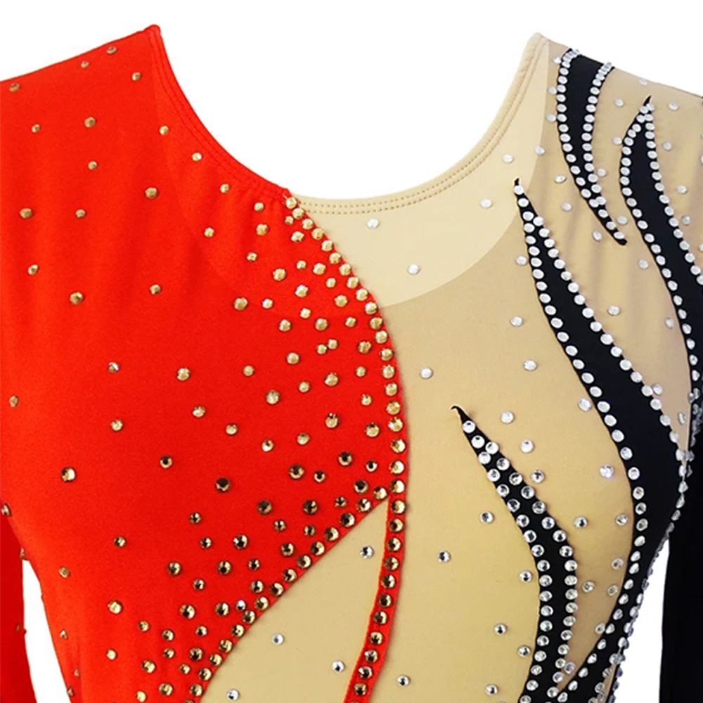 LIUHUO Figure Skating Dress Women's Girls' Fashion High Elasticity Training Competition Skating Wear Rhythmic Gymnastics Dress Kids Performance Wear