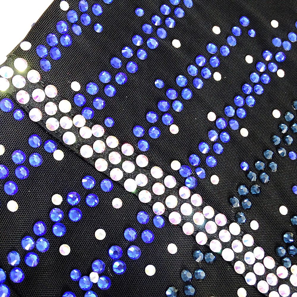 Figure Skating Dress Women's Girls' Ice Skating Dress Dark Blue Open Back Spandex Stretch Yarn High Elasticity Training Competition Skating Wear Handmade Solid Colored