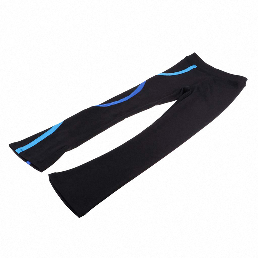 Figure Skating Pants Women's Girls' Ice Skating Trousers Thin Fleece Spin Stripes High Elasticity Training Skating Wear Solid Colored Classic Long Pant Ice Skating Figure Skating / Kids