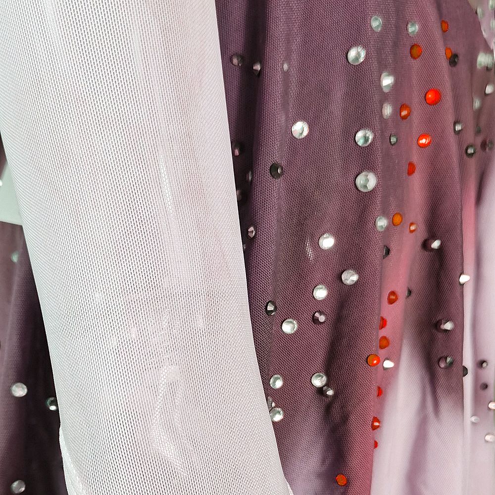 Figure Skating Dress Women's Girls' Ice Skating Dress Black Grey Yan pink Violet Open Back Spandex High Elasticity Training Competition Skating Wear Solid Colored Classic Crystal / Rhinestone / Kids