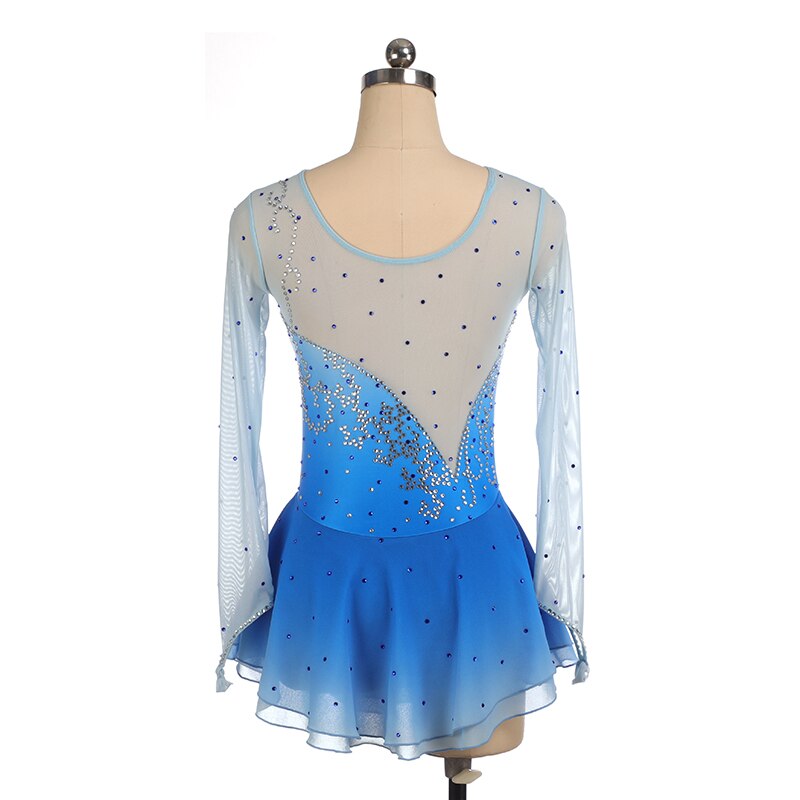 LIUHUO Figure Skating Dress Customized Competition Ice Skating Skirt for Girl Women Kids Performance Many Rhinestones