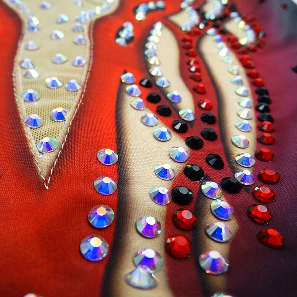 Rhythmic Gymnastics Leotards Red Artistic Gymnastics Leotards Women's Girls' Kids Leotard Spandex High Neck Breathable Yellow