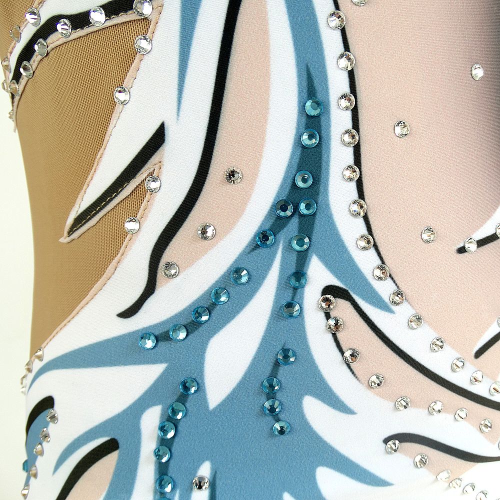 Women's Girls' Rhythmic Gymnastics Leotards Artistic Gymnastics Leotards Jeweled Figure Skating Dress Dance Rhythmic Gymnastics Artistic Gymnastics Leotard Sleeveless Sport Activewear Handmade