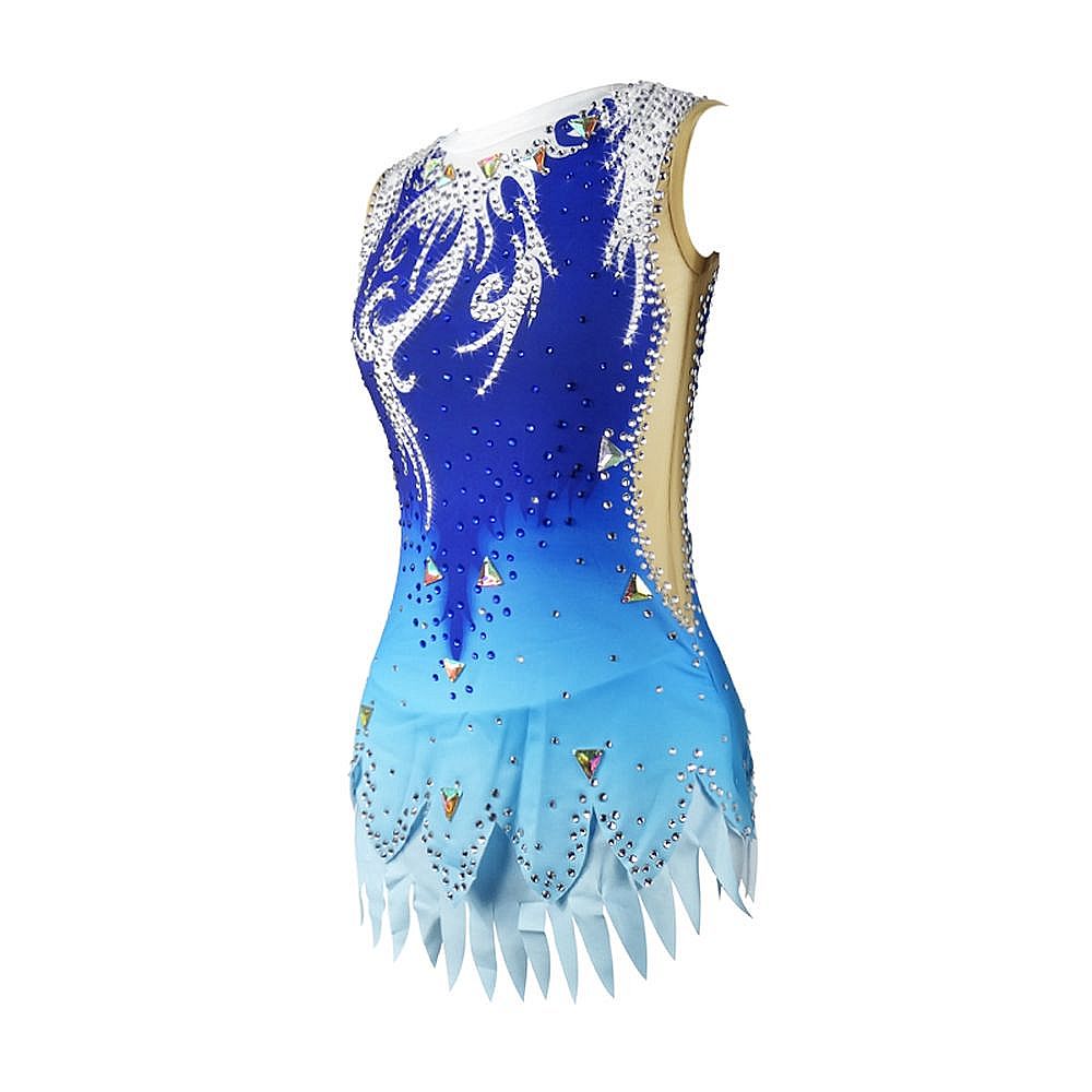 Rhythmic Gymnastics Leotards Women Girls Competition Dance Skirt Figure Skating Dress Youth Training Gymnastics Artistic Leotard