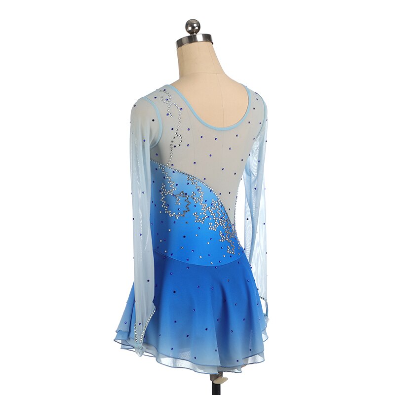 LIUHUO Figure Skating Dress Customized Competition Ice Skating Skirt for Girl Women Kids Performance Many Rhinestones
