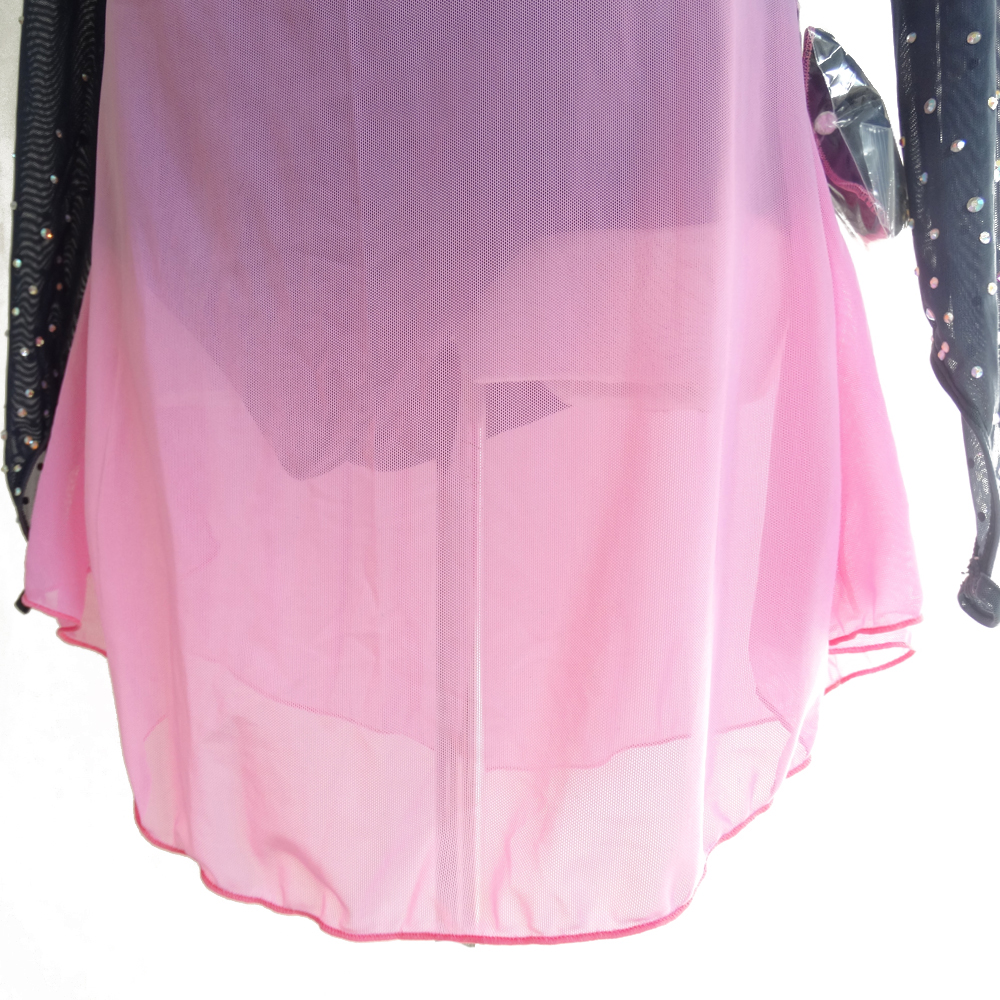 Figure Skating Dress Women's Girls' Ice Skating Dress Deep Blue White Purple Spandex High Elasticity Competition Skating Wear Quick Dry Anatomic Design Classic Long Sleeve Ice Skating Figure Skating