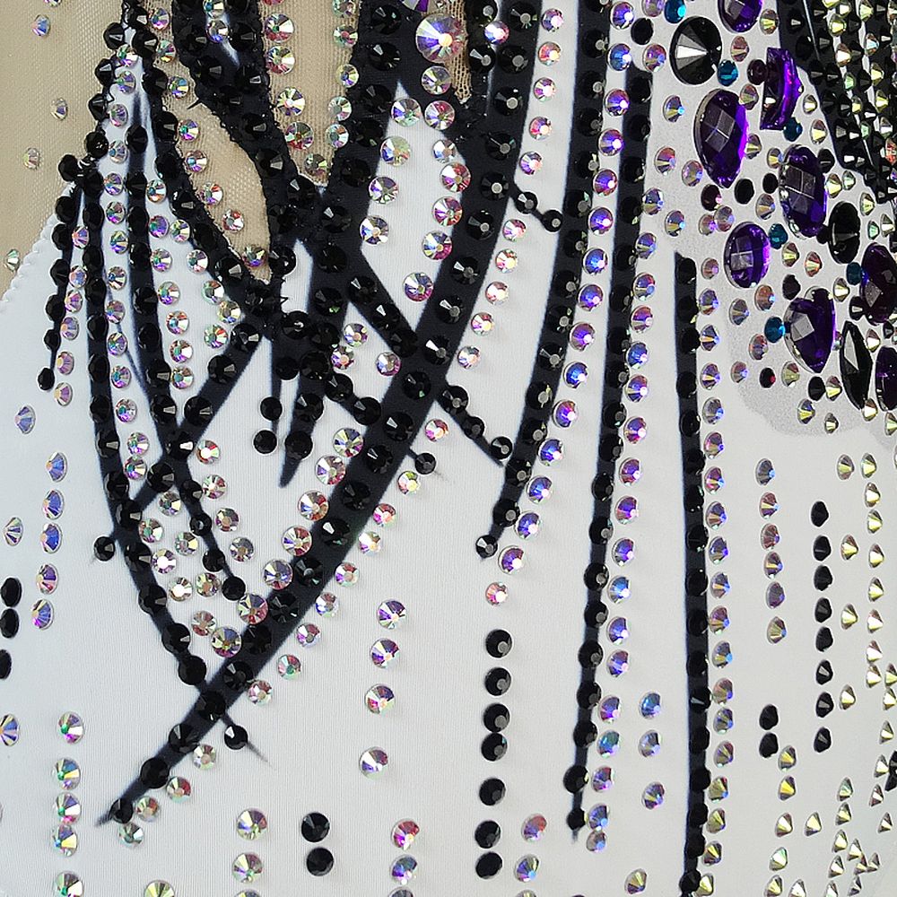 LIUHUO Synchronized Swimming Suit Figure Spandex Gymnastics Leotards Performance Wear Competiotion Costume for Women