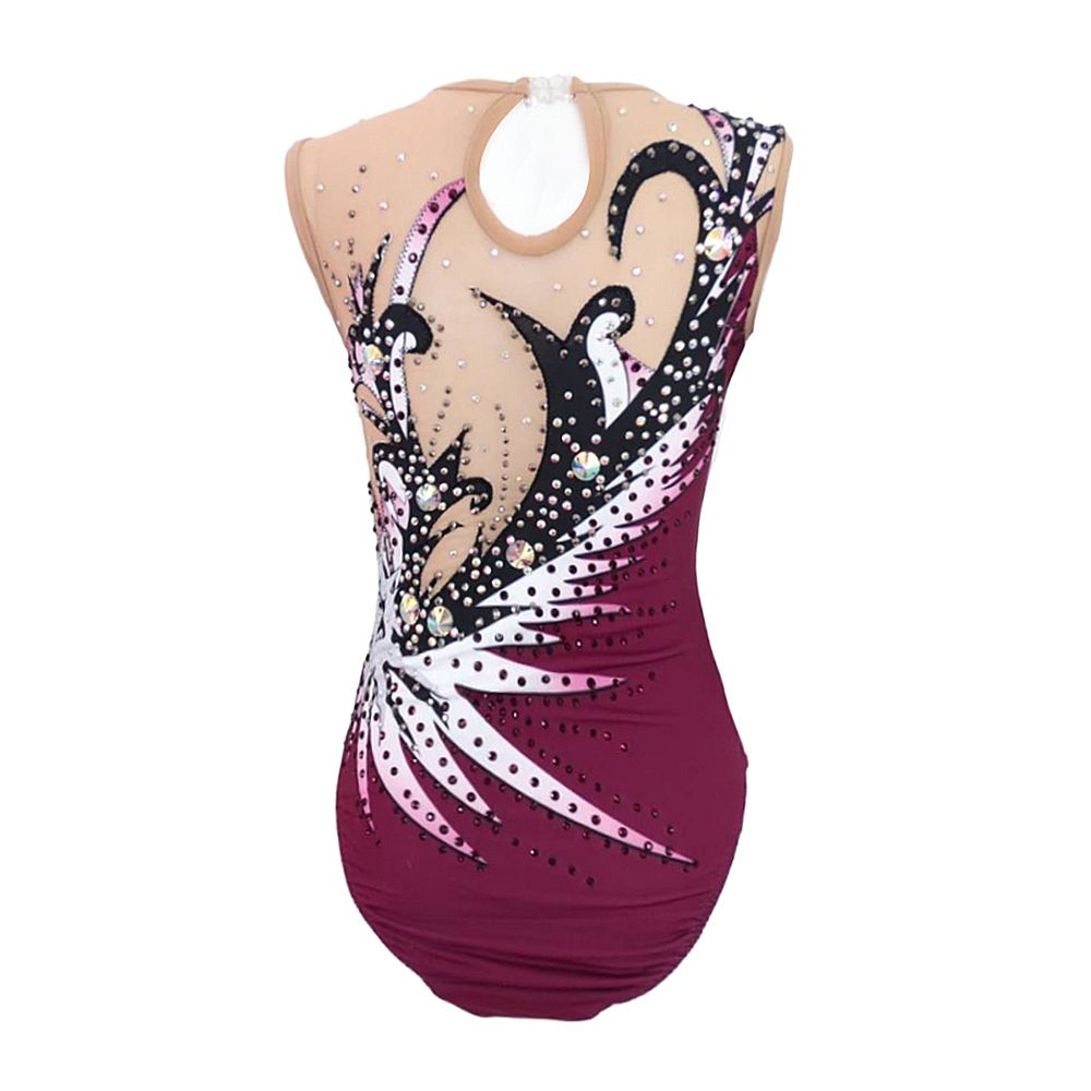 LIUHUO Synchronized Swimming Leotards Girls Women Competion Dance Costumes Team Wear |Youth Rhythmic Gymnastics Unitards