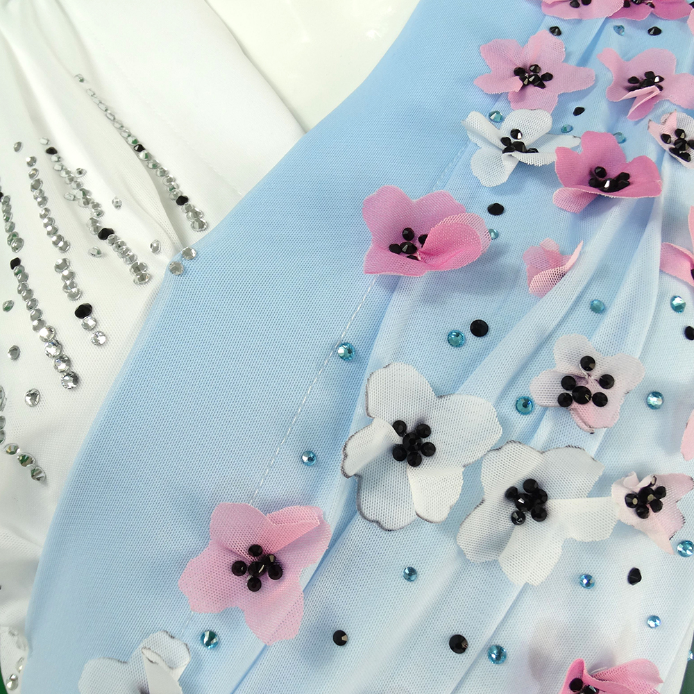 LIUHUO Ice Skating Dress Women's Girls' Japan Style High Elasticity Training Competition Skating Dance Wear Rhythmic Gymnastics Dress Kids Performance Wear Youth