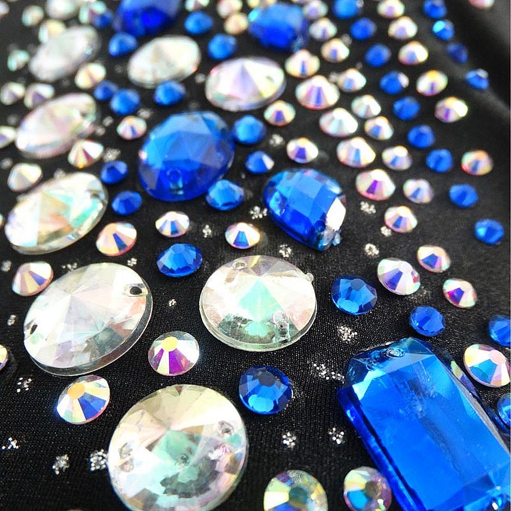 Rhythmic Gymnastics Leotards Blue Artistic Gymnastics Leotards Women's Girls' Kids Leotard Spandex High Elasticity Breathable Yellow