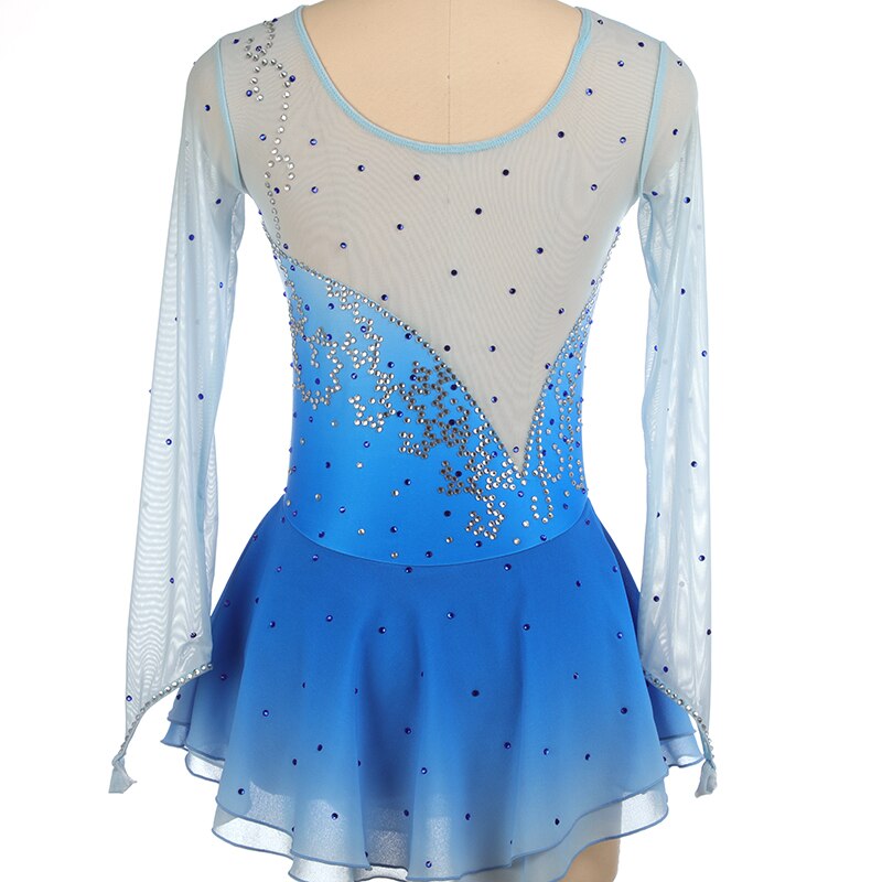 LIUHUO Figure Skating Dress Customized Competition Ice Skating Skirt for Girl Women Kids Performance Many Rhinestones