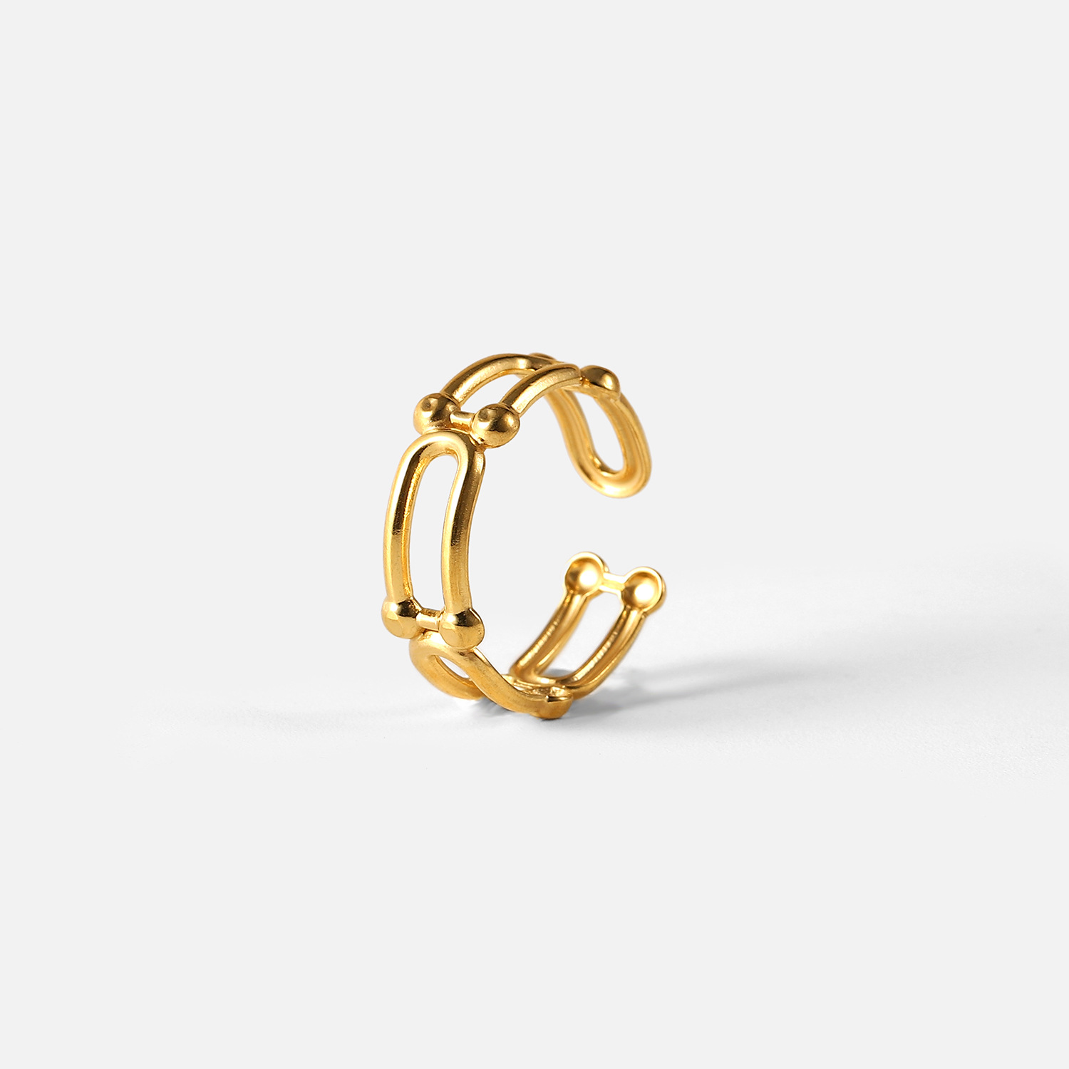#JDR201686 Paper clip open ring