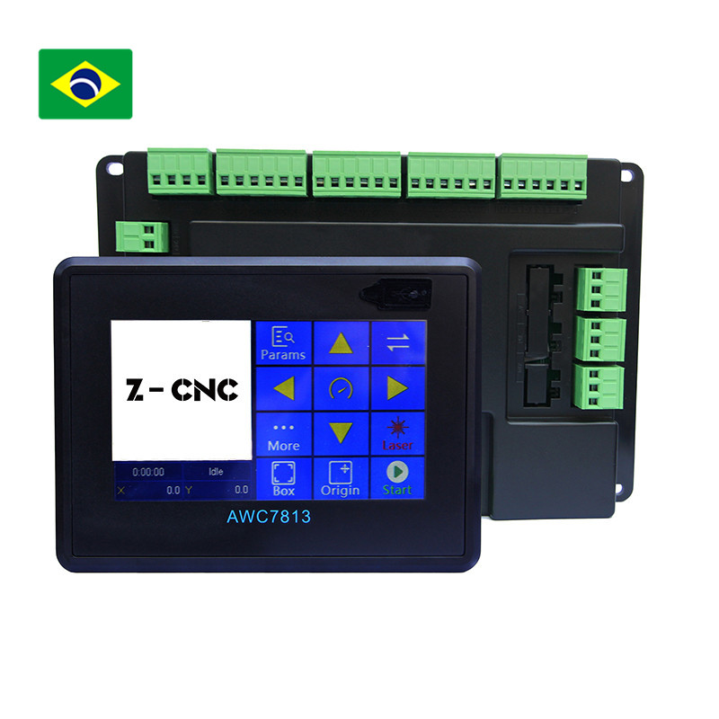 Do Brasil Trocen AWC7813 AWC7824 AWC7846 Co2 Laser Controller Dsp Control System Controle a Laser Diy Substitua AWC608 AWC708 6442G 6445G