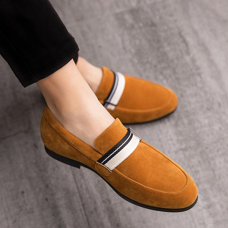 Suede Leather Men's Casual Driving Loafers