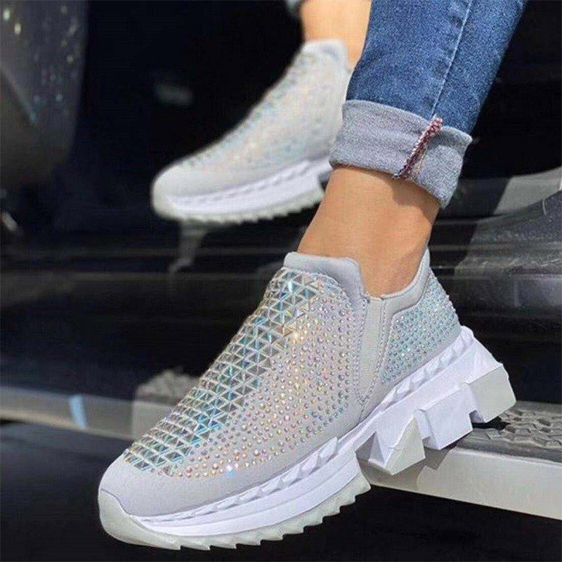 Crystal Slip-On Ladies Sports Footwear