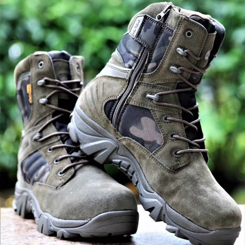 Outdoor Men Hiking Desert Boots