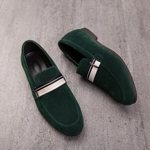 Suede Leather Men's Casual Driving Loafers
