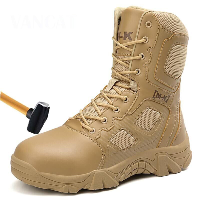 Outdoor Steel Toe Safety Men's Boots