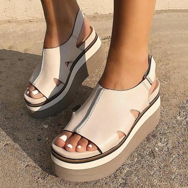 Cosylands Naked Feet Wedge Sandals