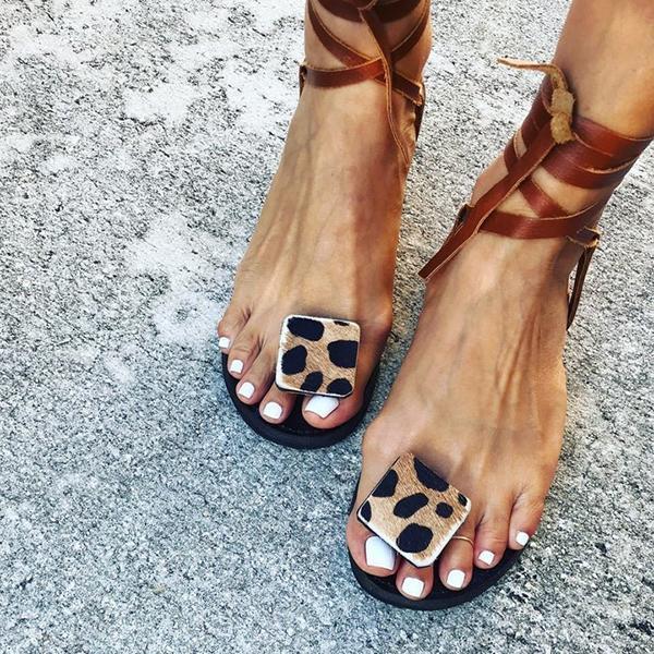 Cosylands Women Stylish Lace Up Boho Sandals