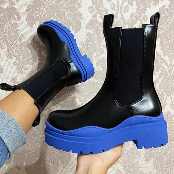 Cosypairs Colorful Platform Boots