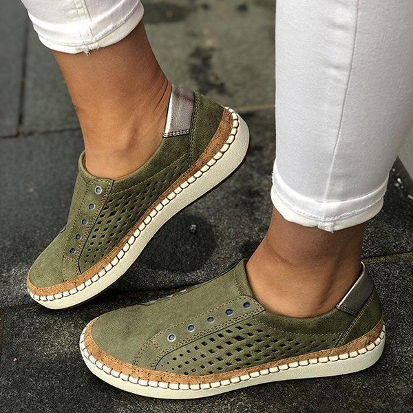hollow out sneakers