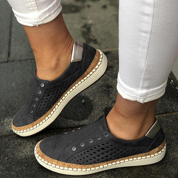 ladies casual slip on trainers