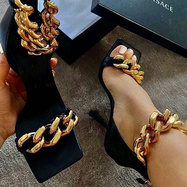 Cosypairs Trendy Punk High Heel Sandals