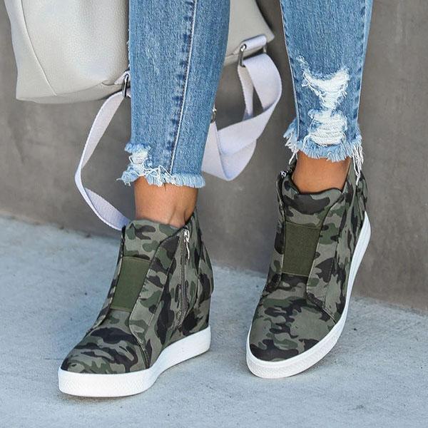 Cosypairs Extra Mile Wedge Sneakers