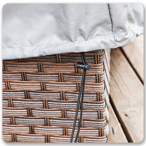 blue curved sofa cover