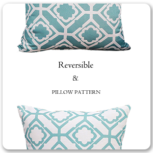 blue curved sofa pillow