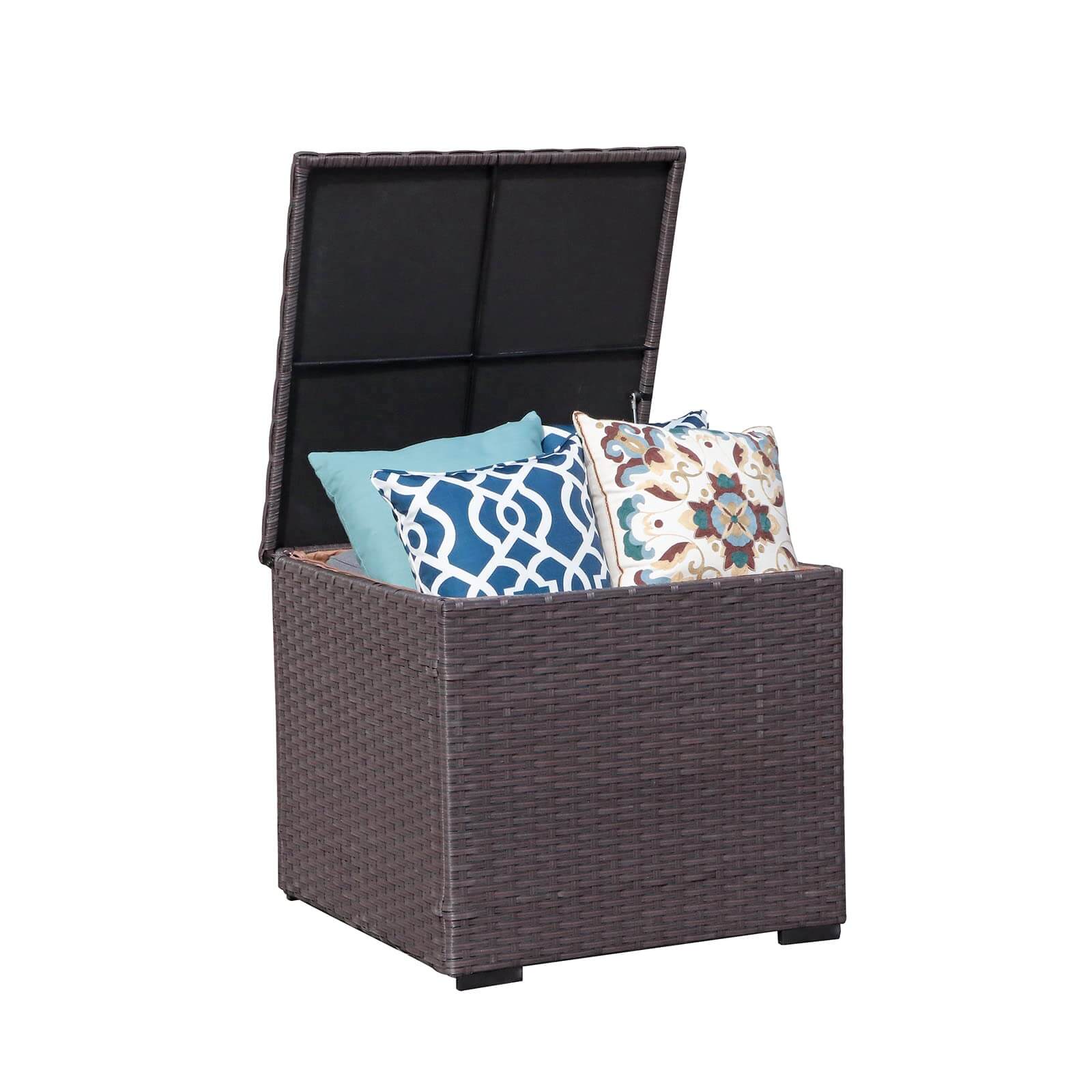 88 Gallon Outdoor Storage Box, Waterproof Deck Box for Patio Furniture, 3 colors