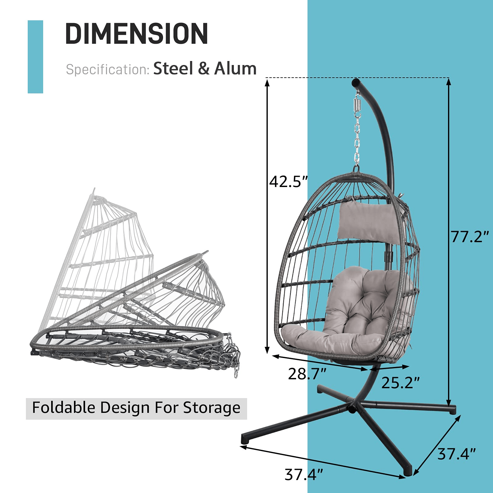 How To Install A Hanging Egg Chair Outside?