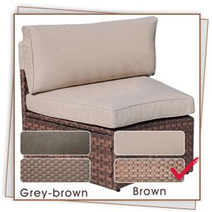 light brown curved sofa two colors