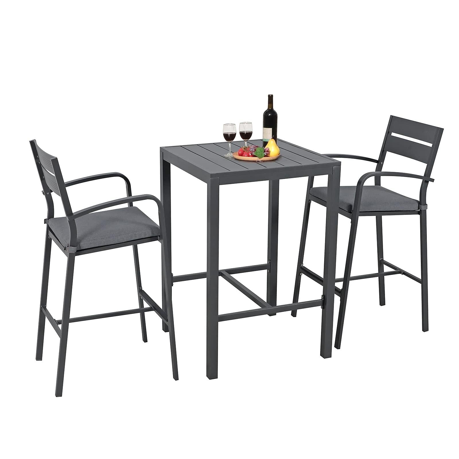 Bar Height Patio Sets & Outdoor Bar Tables and Chairs Orange Casual