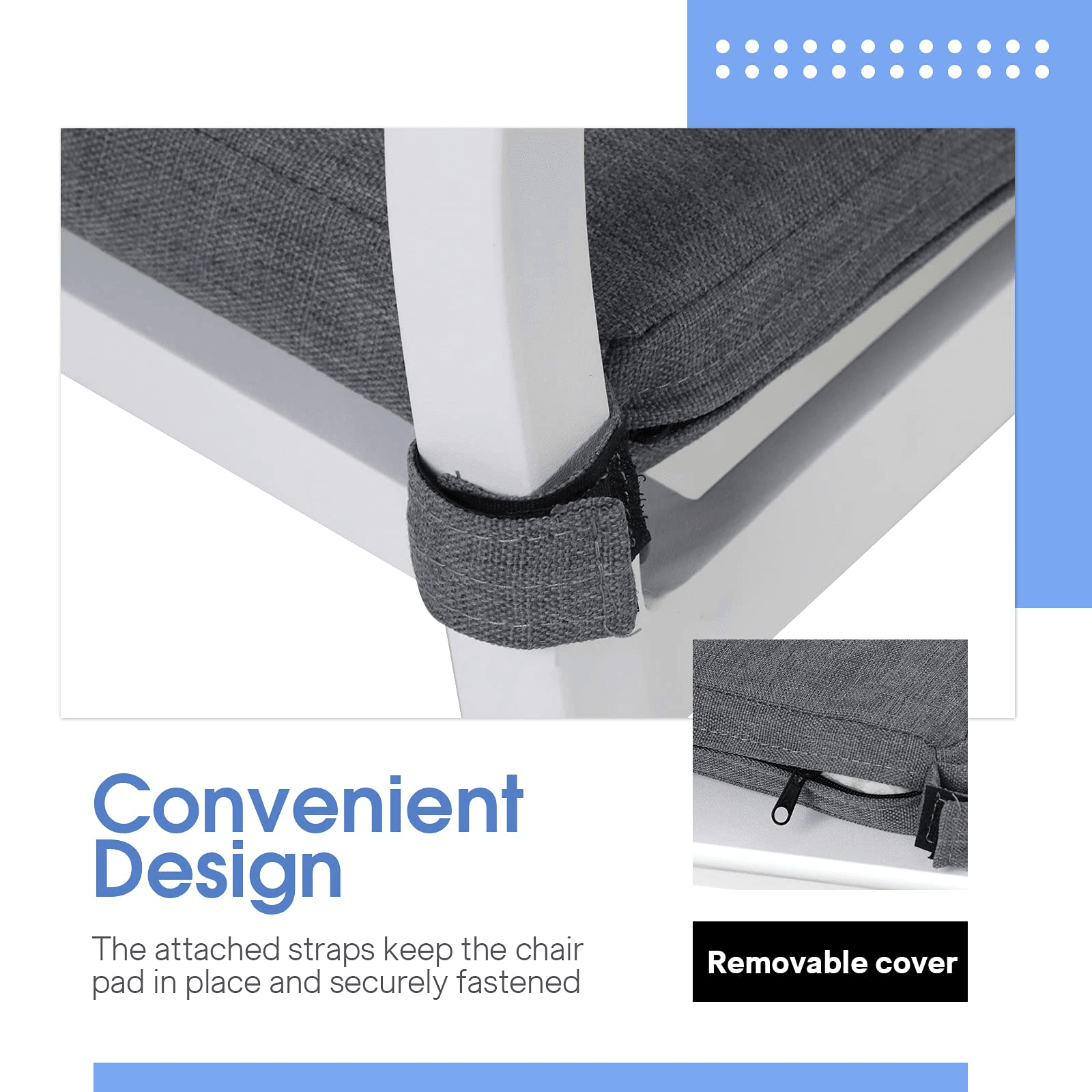 2pcs Patio Dining Chairs with Cushions Aluminum Outdoor Chairs | Orange-Casual