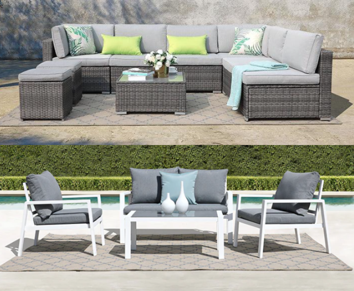 Wicker Outdoor Furniture vs. Aluminum, How To Choose? | Orange-Casual