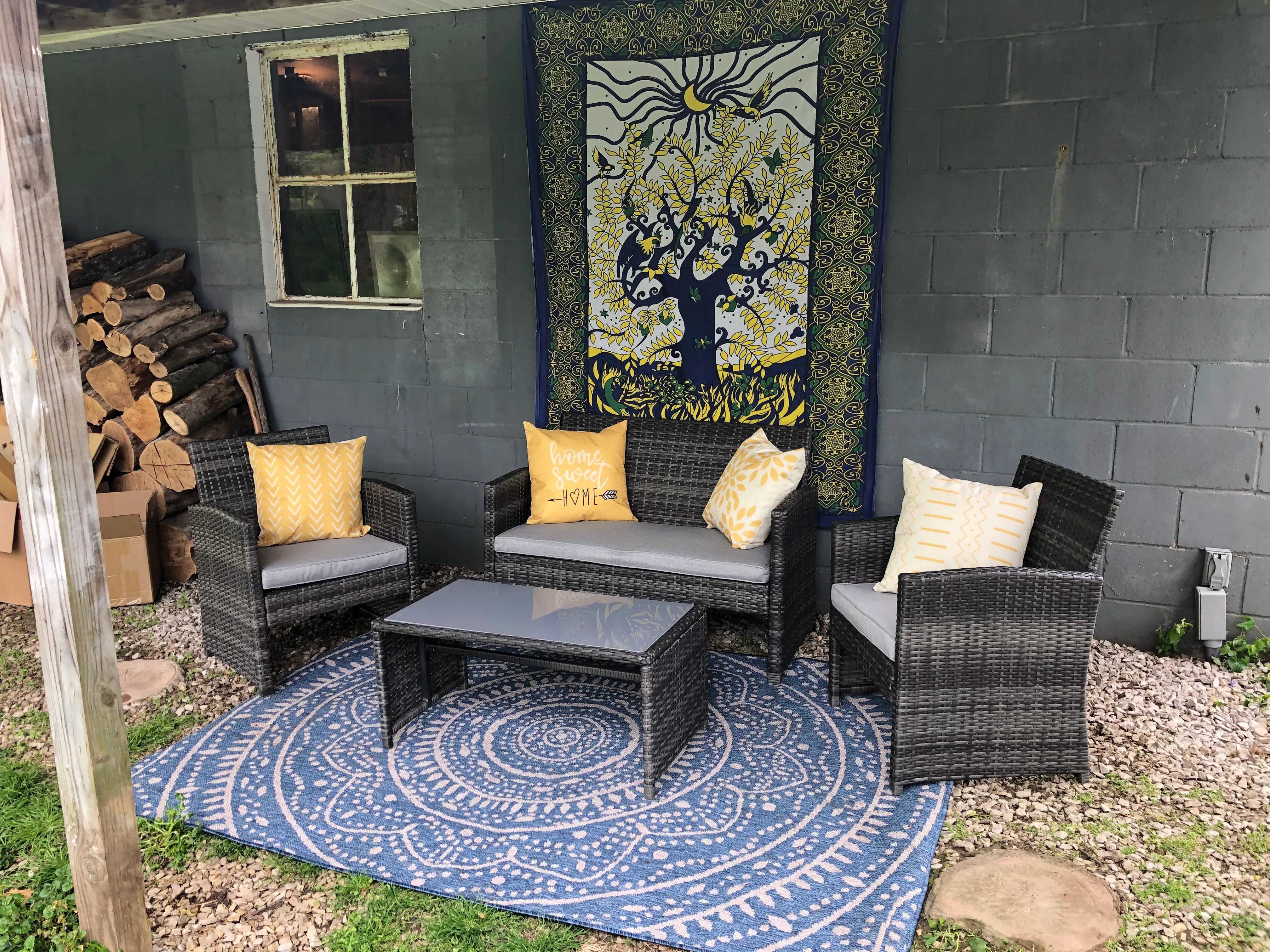 How is Synthetic Resin Wicker Furniture Made?