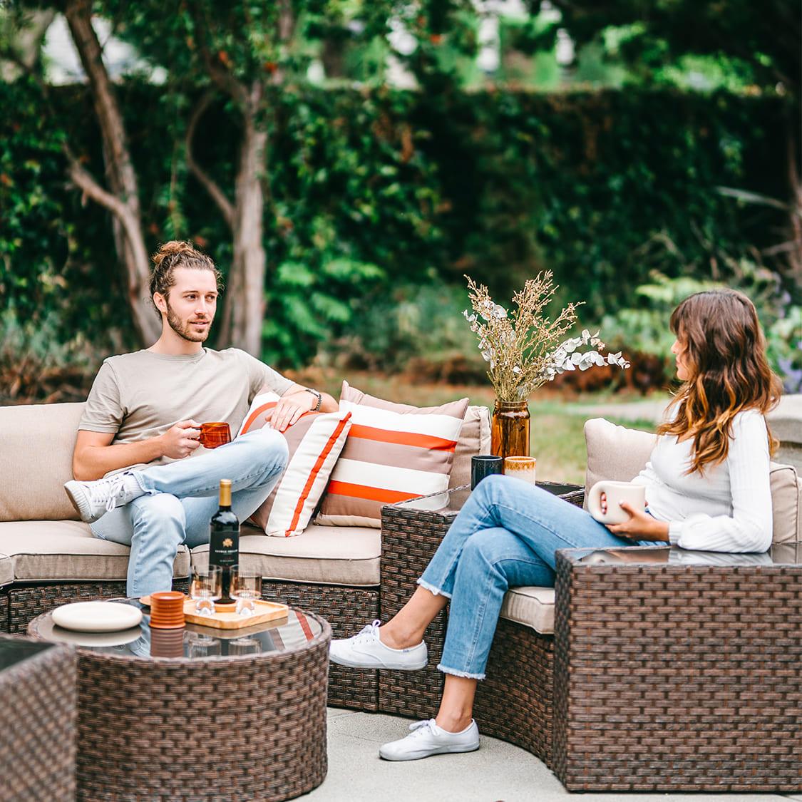 Outdoor Sectional FAQs | Orange-Casual