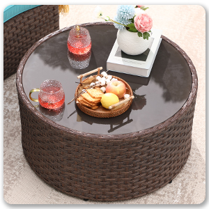 blue curved sofa round table