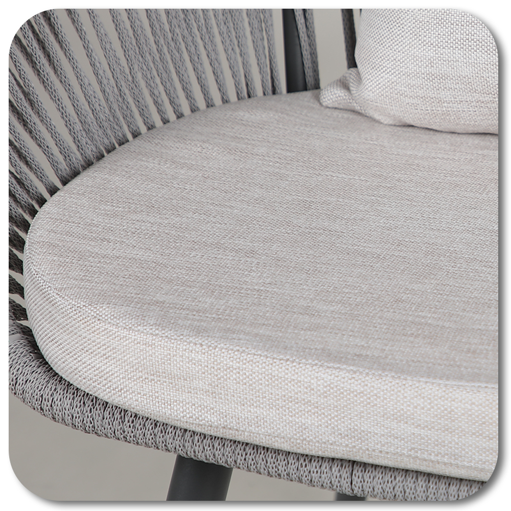 balcony furniture set with class top table